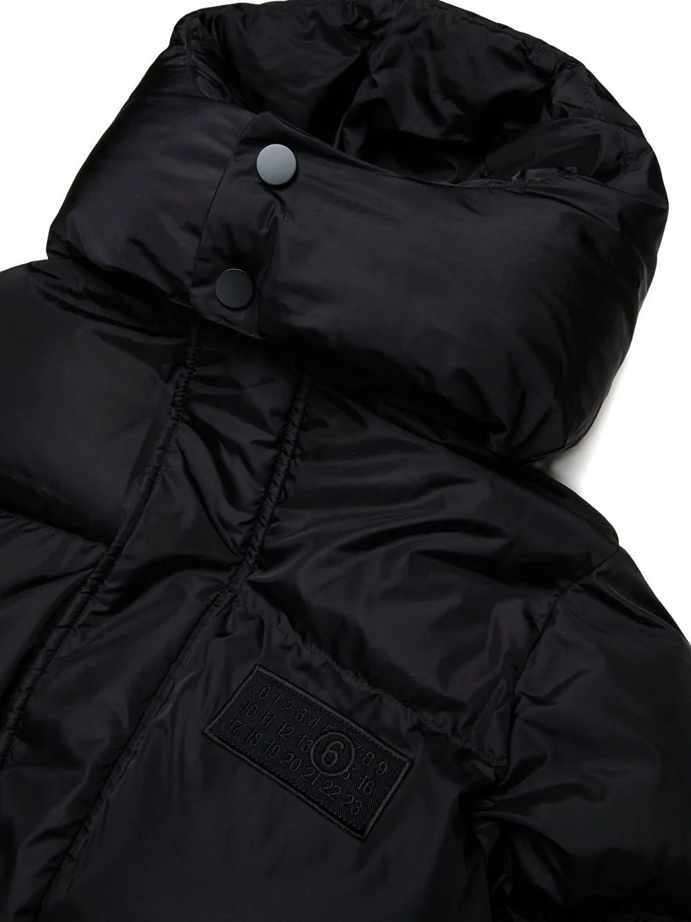 Mm6 Maison Margiela Kids Padded Hooded Long Coat