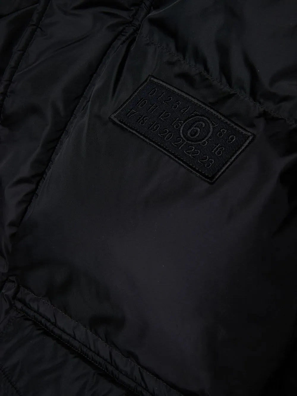 Mm6 Maison Margiela Kids Padded Hooded Long Coat