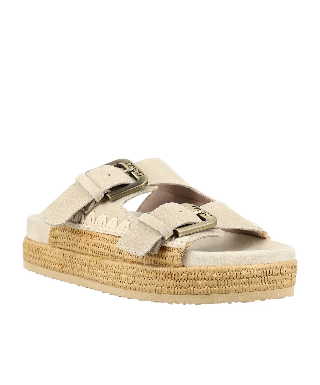 Mou Brandy Buckled Platform Sandals
