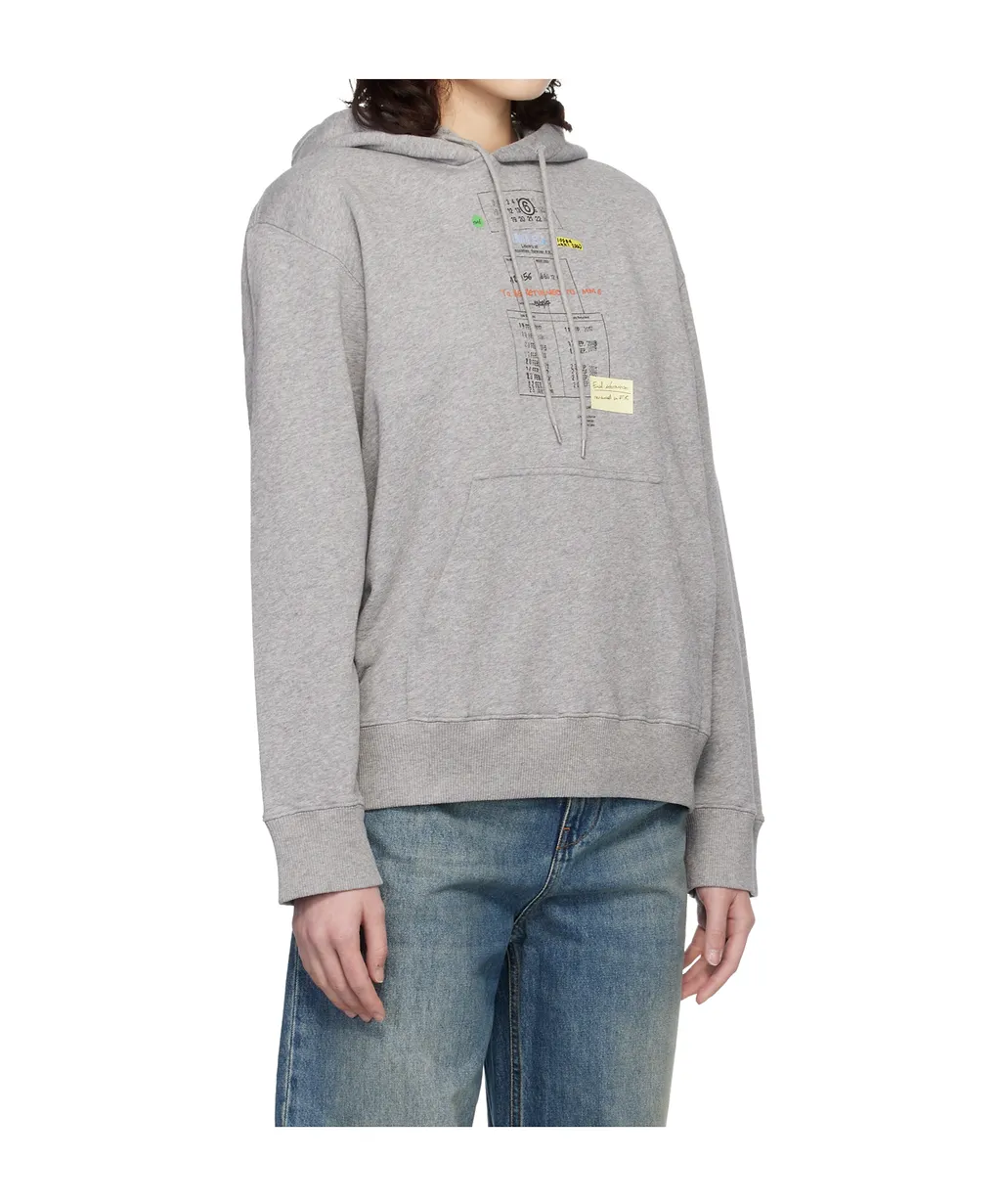 Unbrushed Long-Sleeve Hooded Sweatshirt