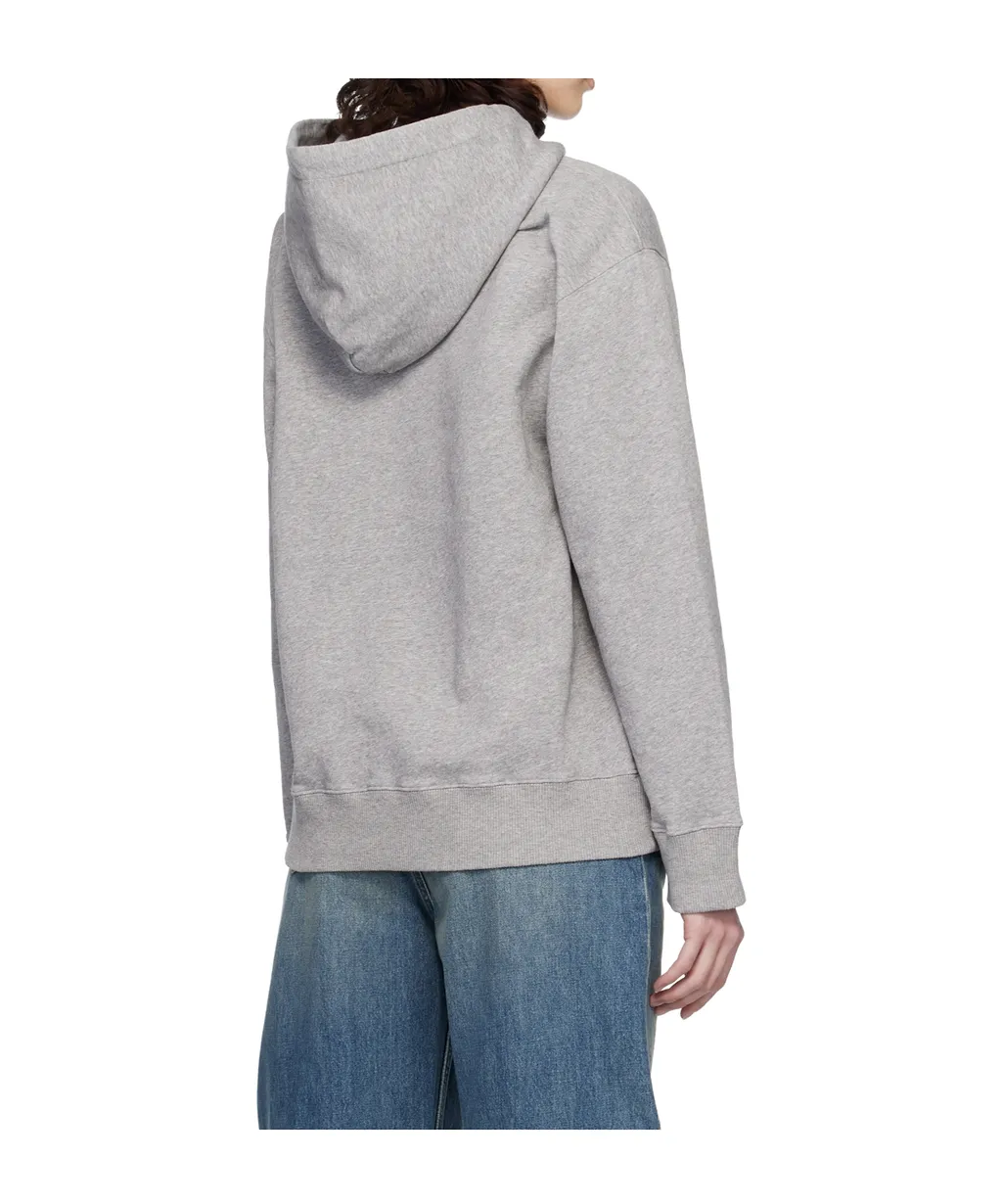 Unbrushed Long-Sleeve Hooded Sweatshirt