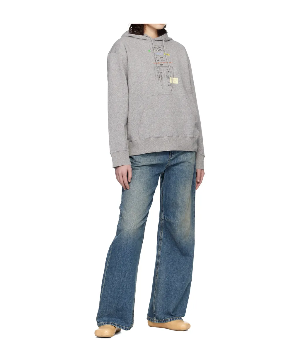 Unbrushed Long-Sleeve Hooded Sweatshirt