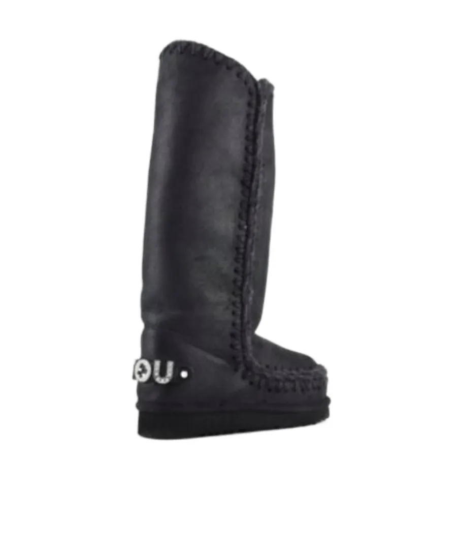 Mou Glitter Logo Eskimo Boots