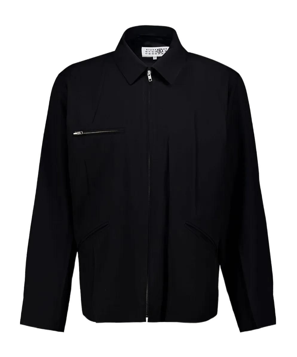 Zip-Up Shirt Jacket