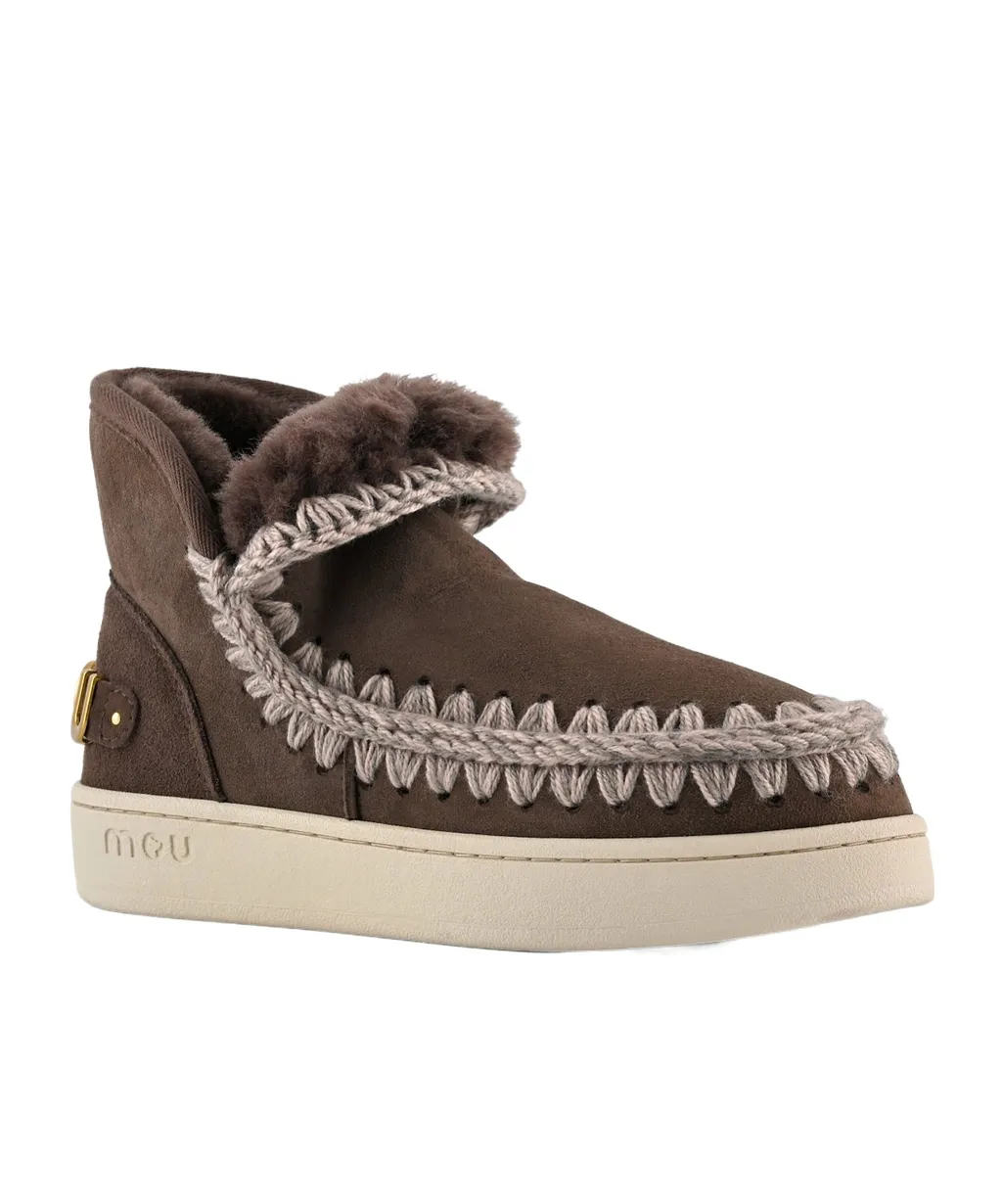 Mou New Eskimo Braided-Detail Ankle Boots