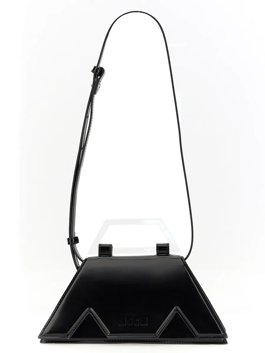 Debossed-Logo Hand Bag