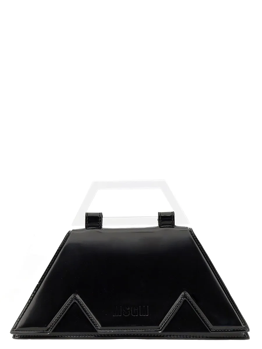 Debossed-Logo Hand Bag