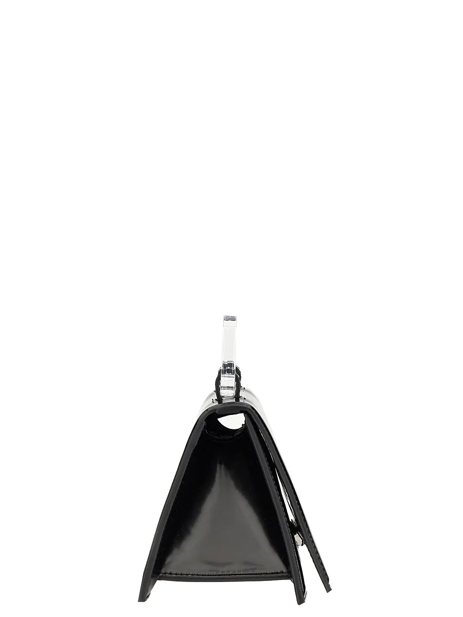 Debossed-Logo Hand Bag