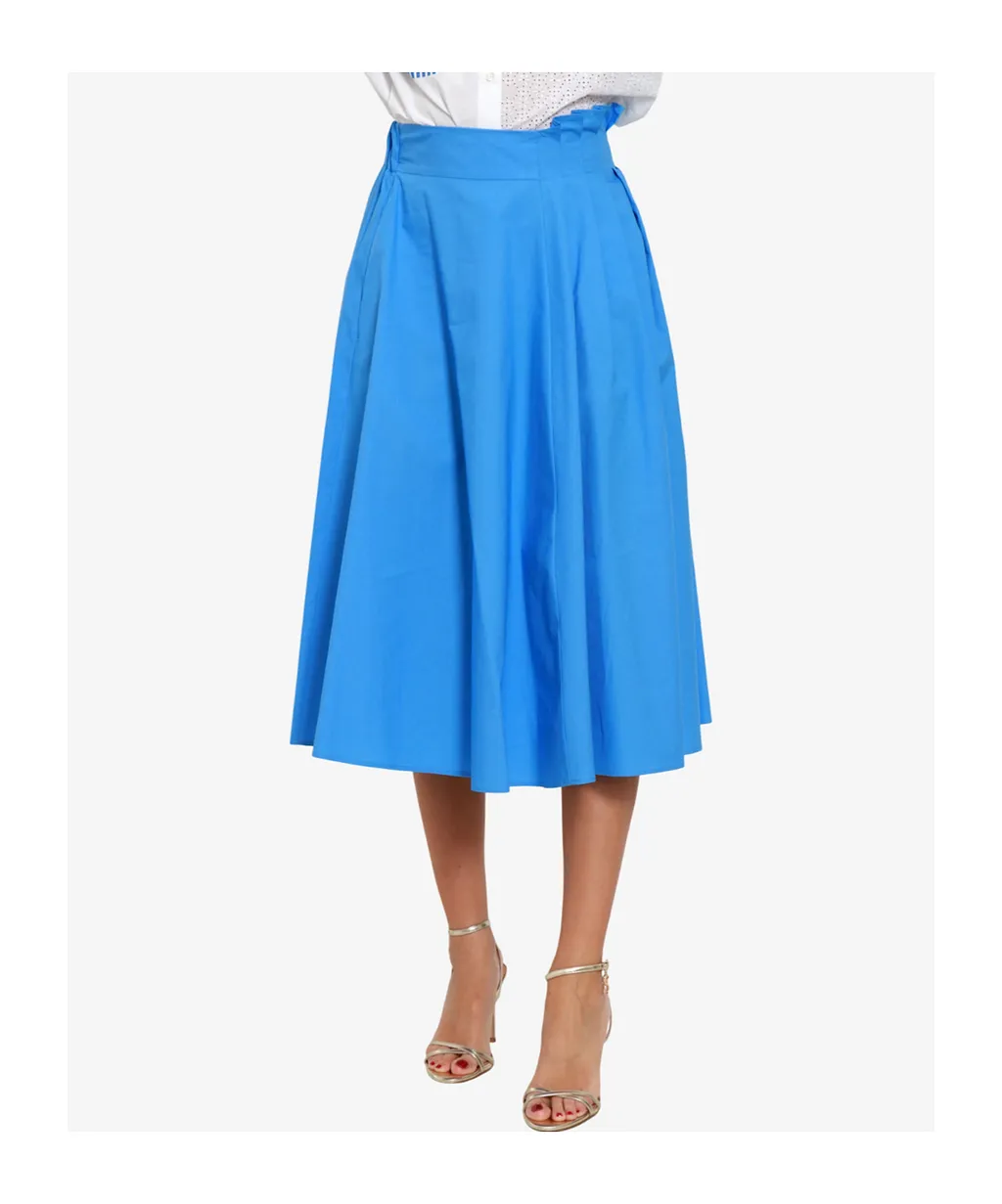 A-Line Midi Skirt