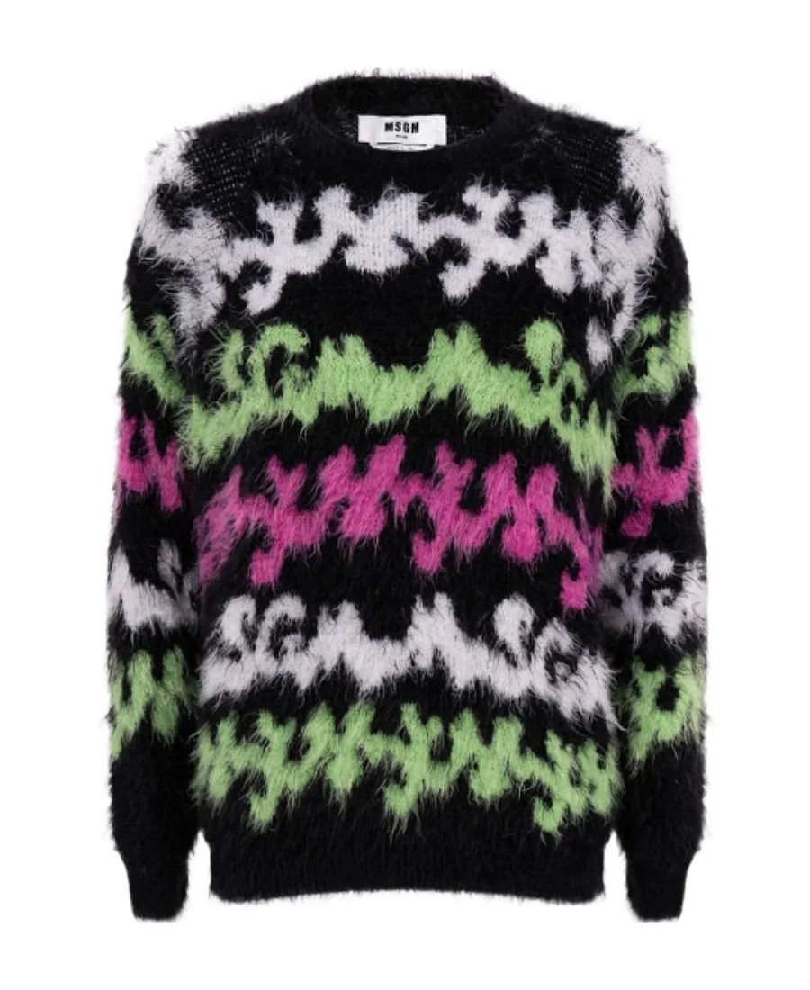 Logo-Print Jumper