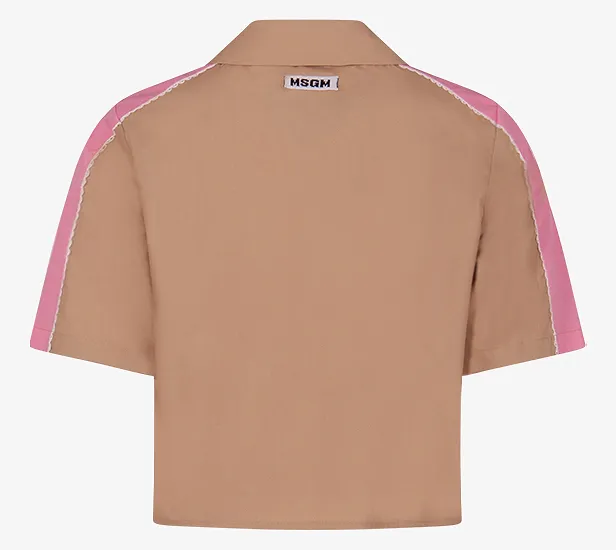 Msgm Kids Short Sleeved Shirt