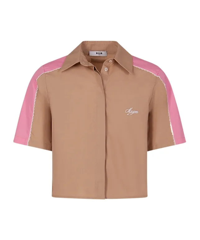 Msgm Kids Short Sleeved Shirt