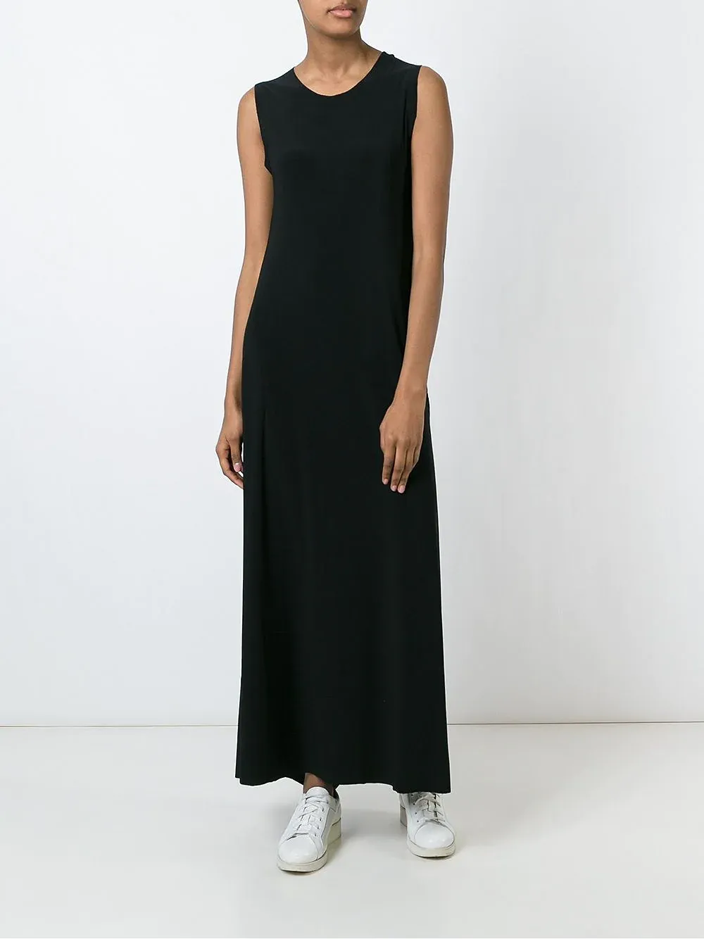 Sleeveless Velvet Long Dress