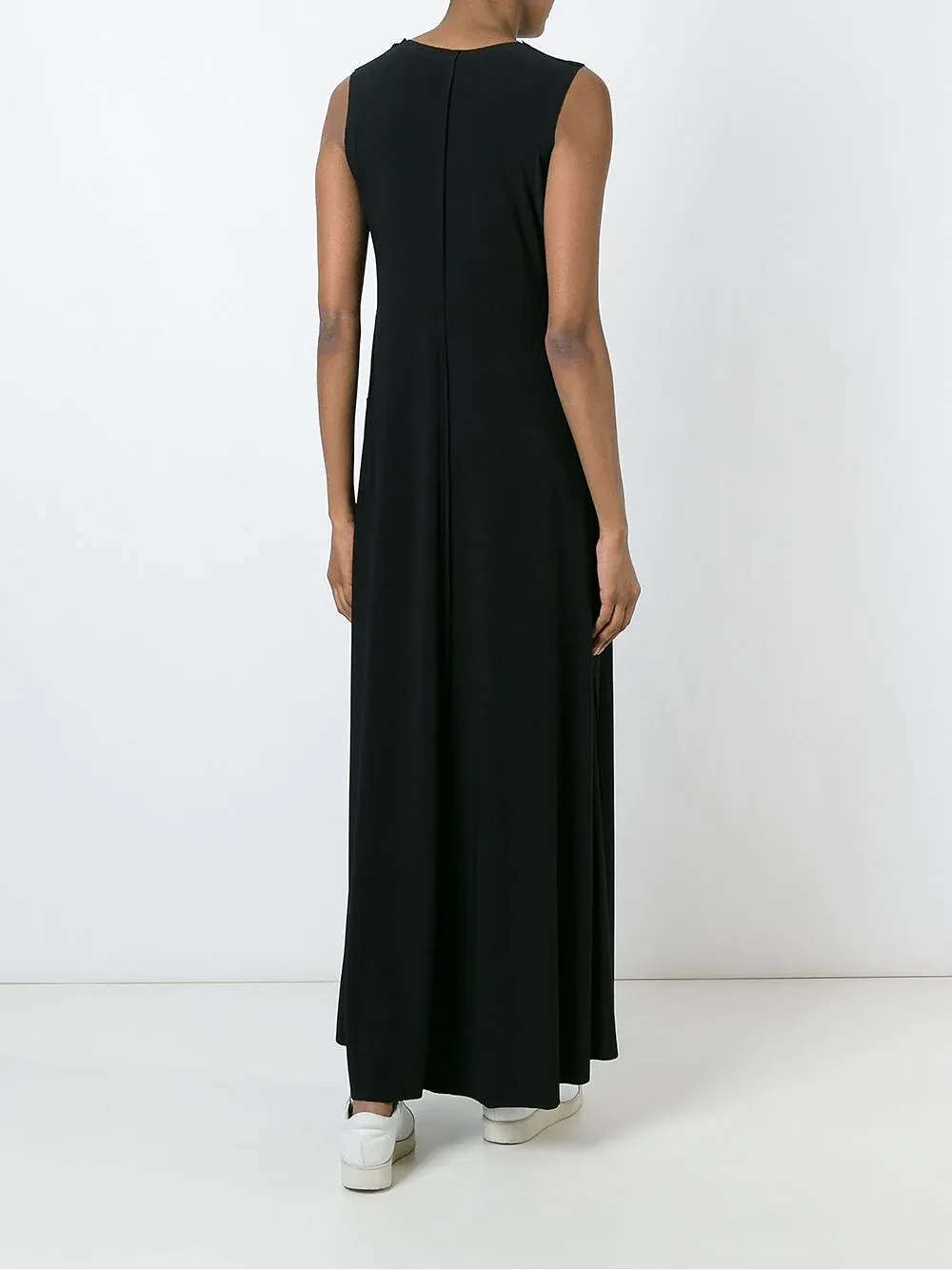 Sleeveless Velvet Long Dress