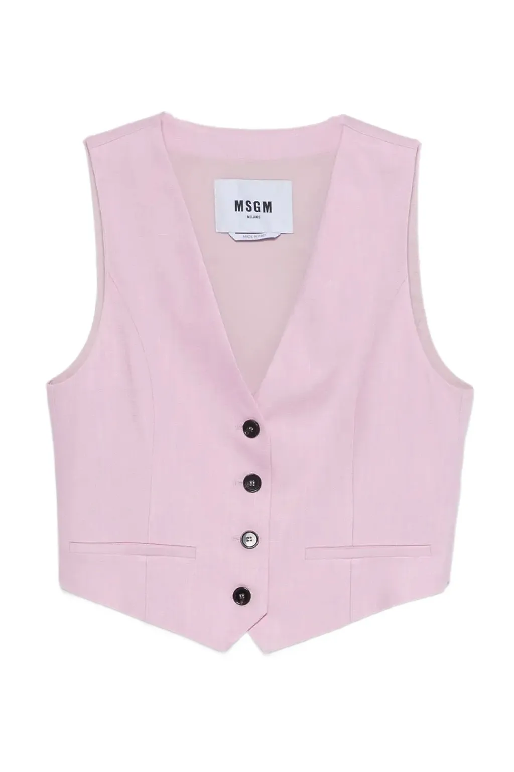 Msgm V-Neck Sleeveless Gilet
