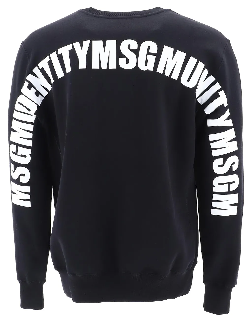 Slogan Printed Cotton Pullover