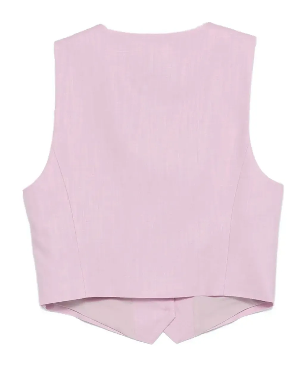 Msgm V-Neck Sleeveless Gilet