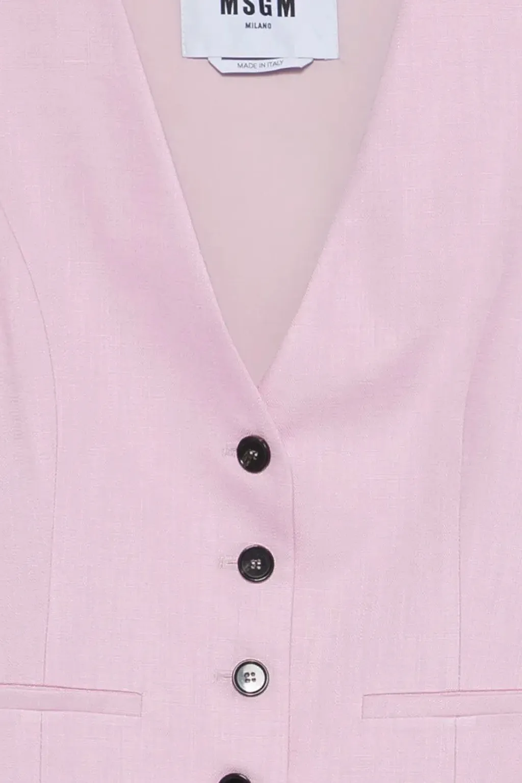 Msgm V-Neck Sleeveless Gilet