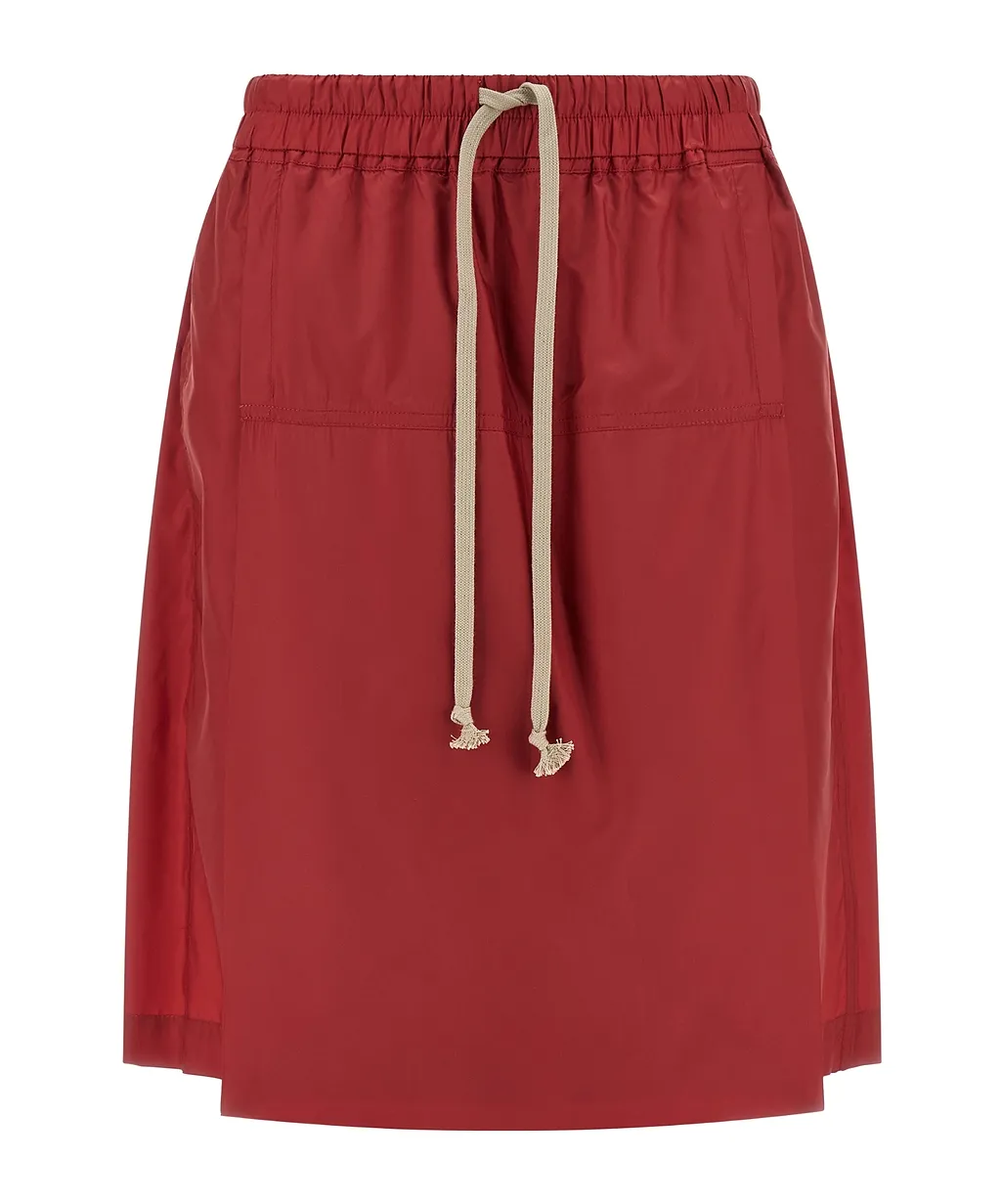 Moncler + Rick Owens Logo Embroidered Drawstring Shorts