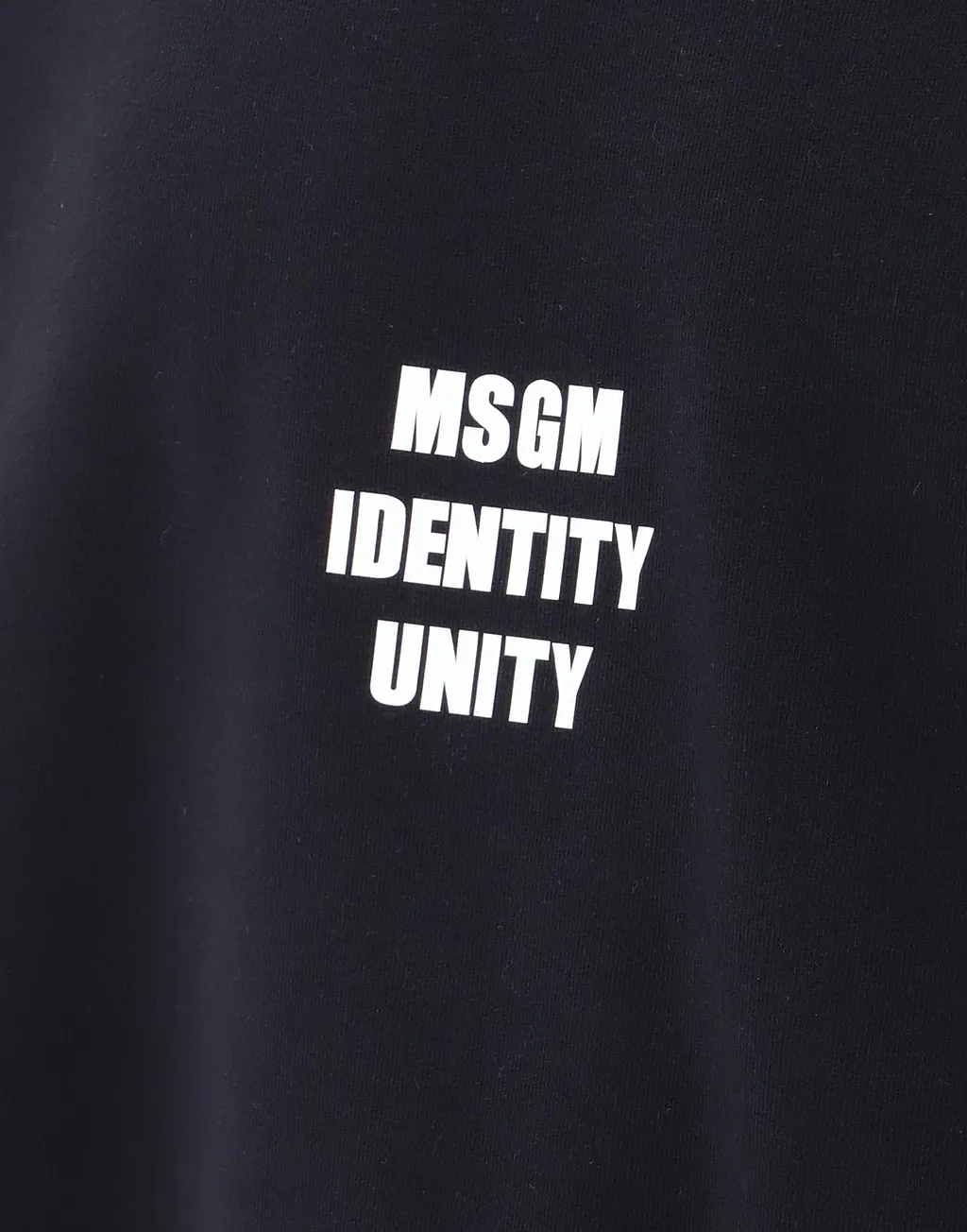 Slogan Printed Cotton Pullover