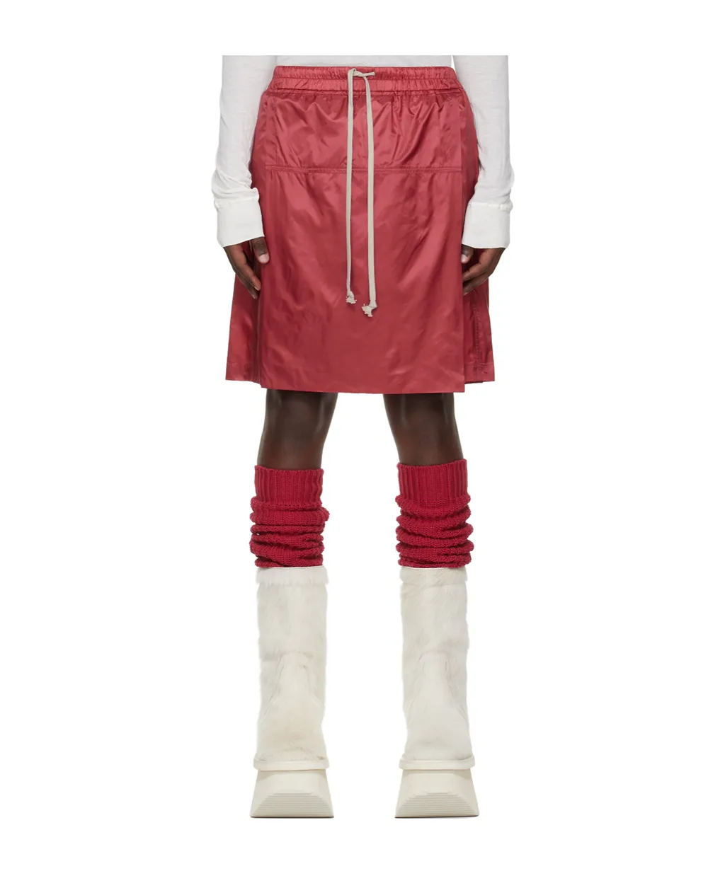 Moncler + Rick Owens Logo Embroidered Drawstring Shorts