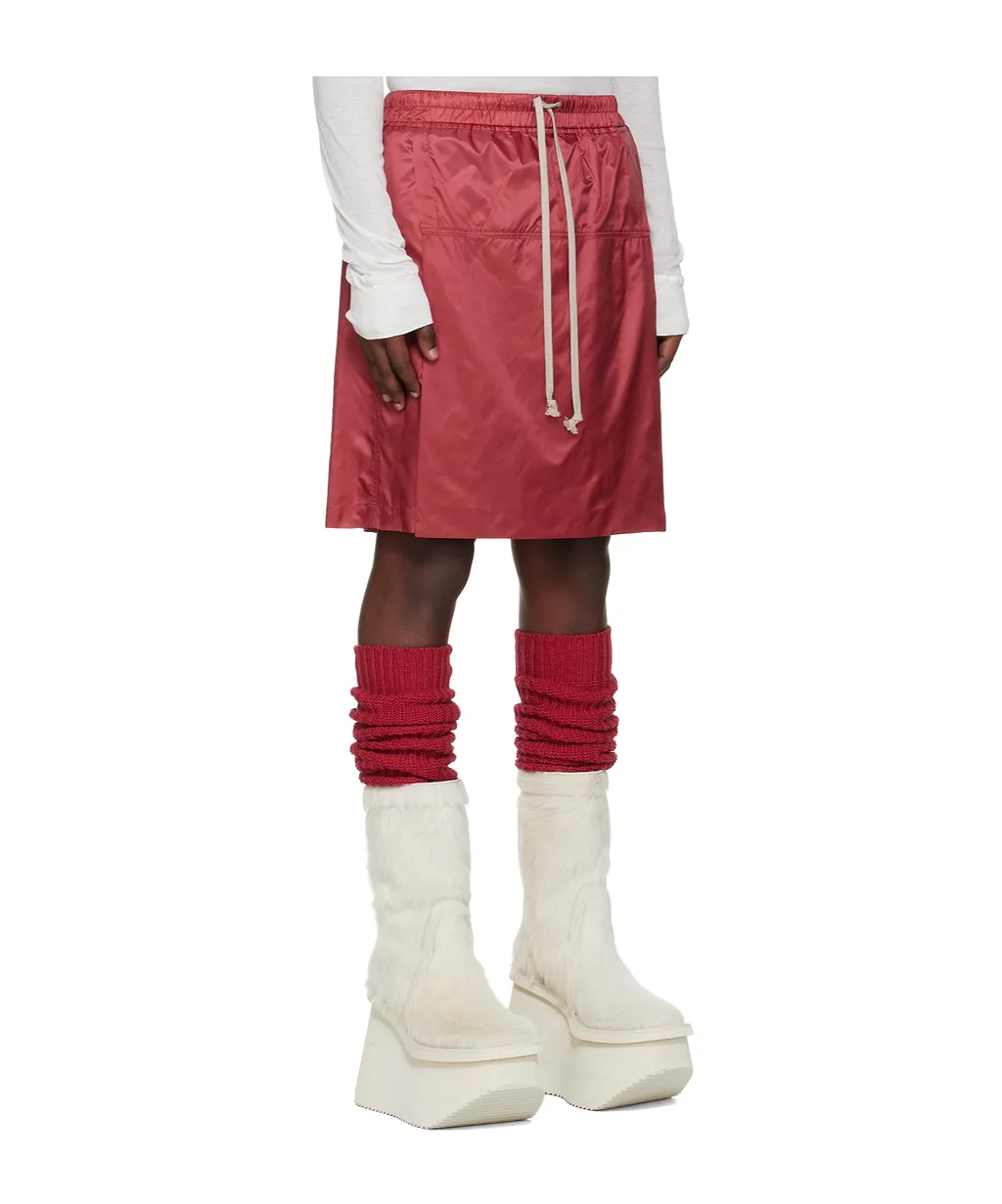 Moncler + Rick Owens Logo Embroidered Drawstring Shorts