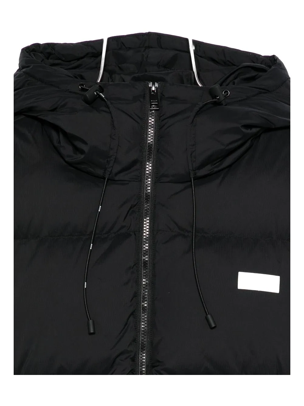 Msgm Zipped Hooded Puffer Jacket