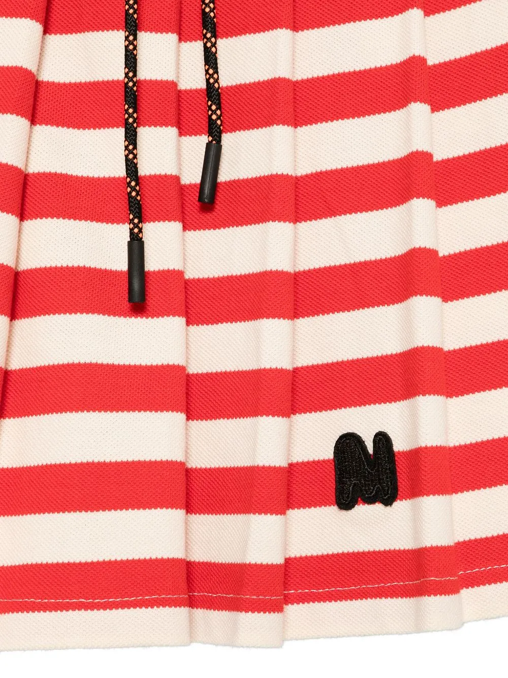 Striped Pleated Skirt