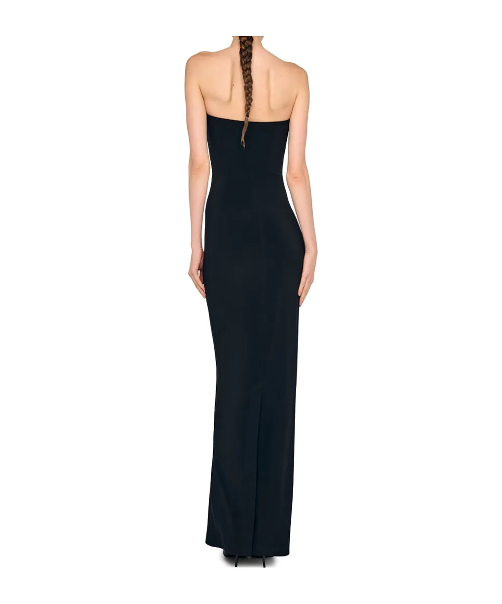 Norma Kamali Strapless Column Dress