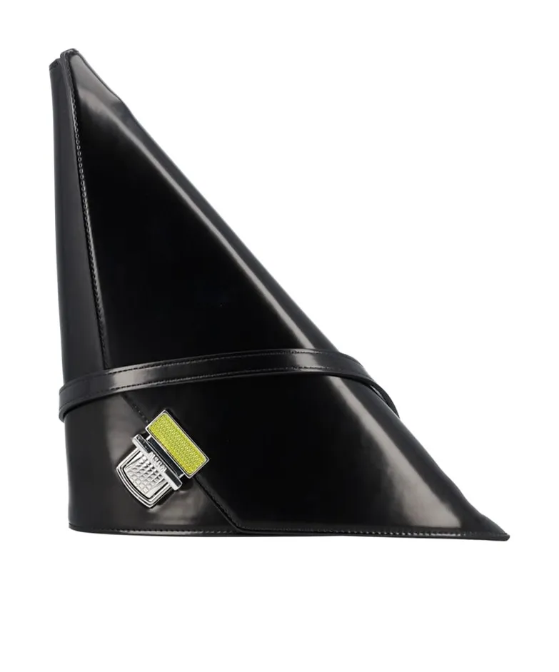 Triangle-Shape Clutch Bag
