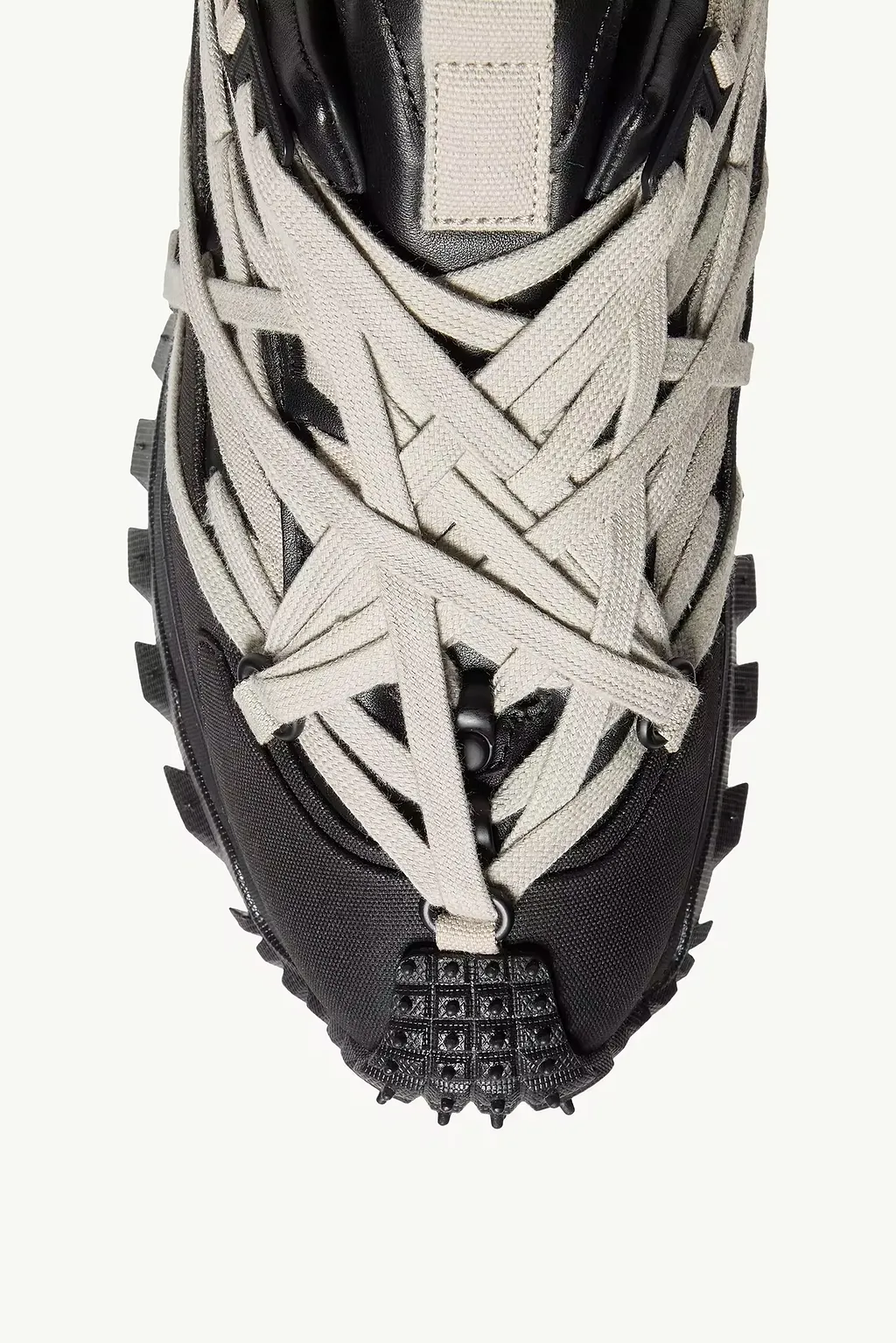 Moncler + Rick Owens Trailgrip Megalace Leather Sneakers