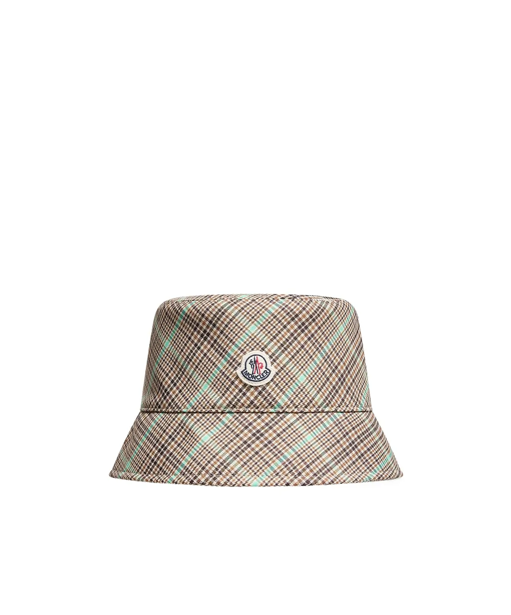 Checked Bucket Hat