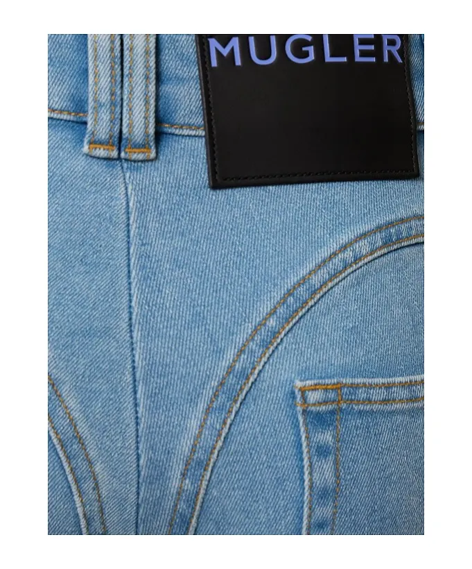 Belt-Loop Three-Quarter Jeans