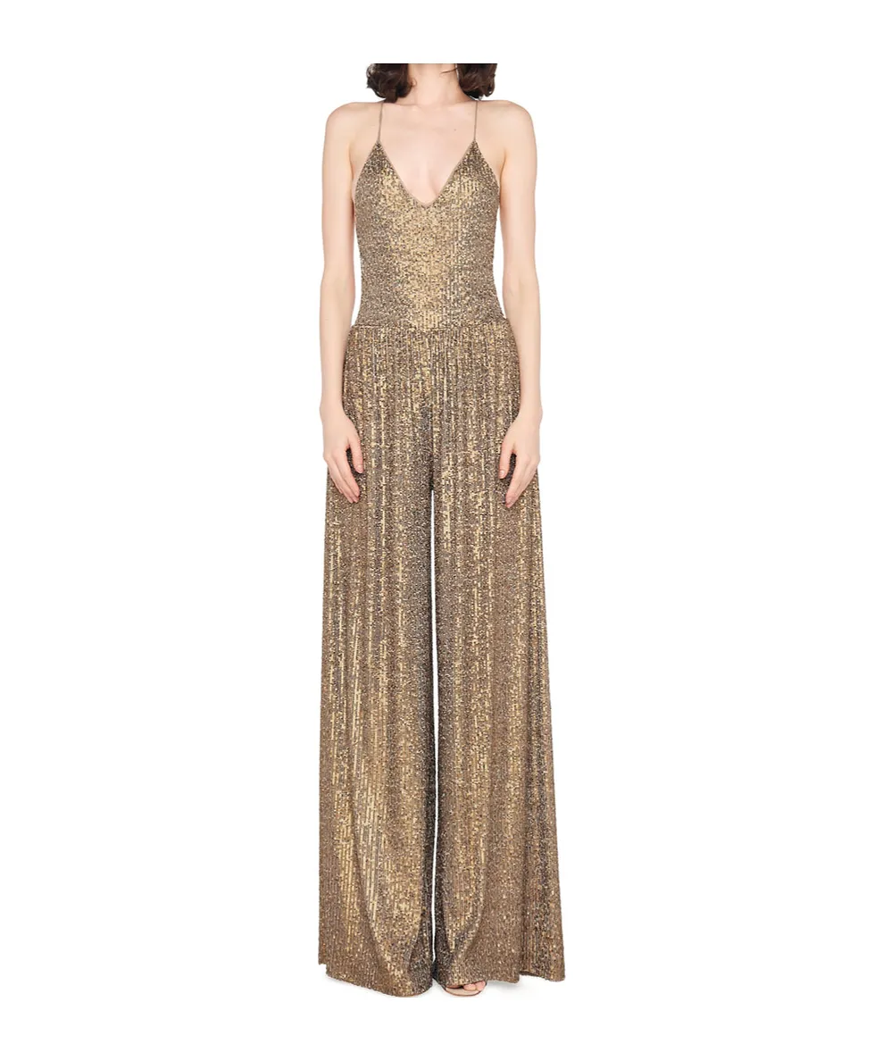 V-Neck Jumpsuit