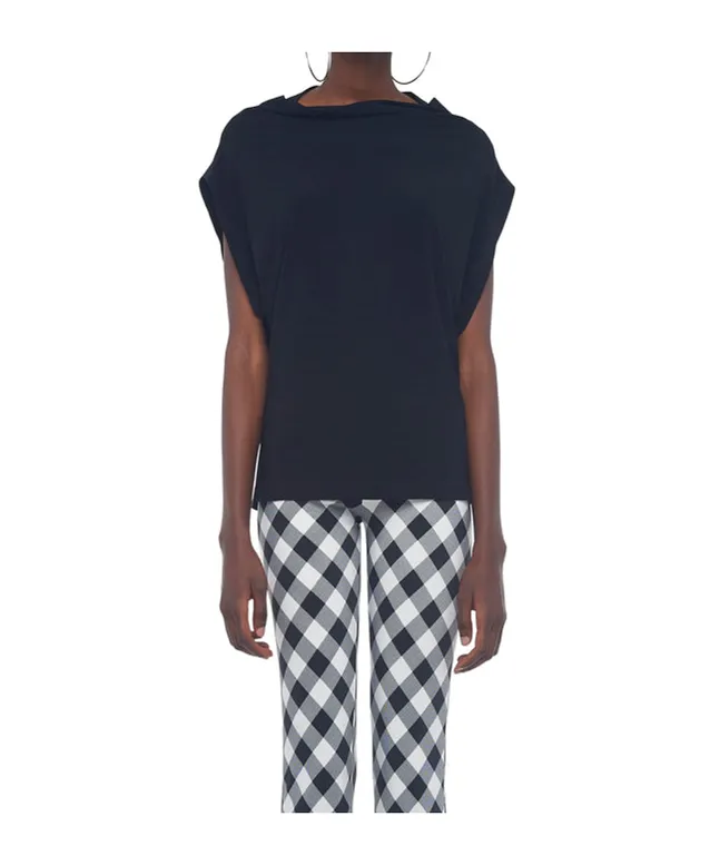 Norma Kamali Draped Sleeveless Top