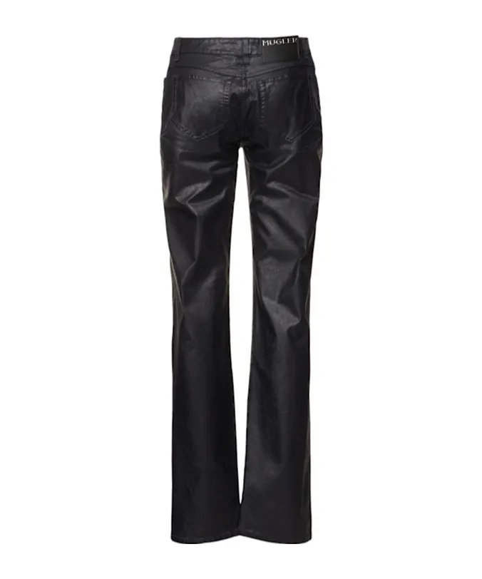 Embossed Patch Denim Jeans