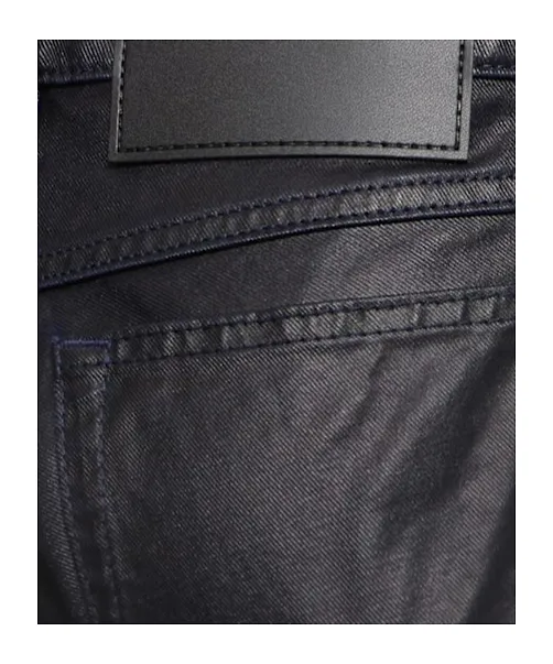 Embossed Patch Denim Jeans