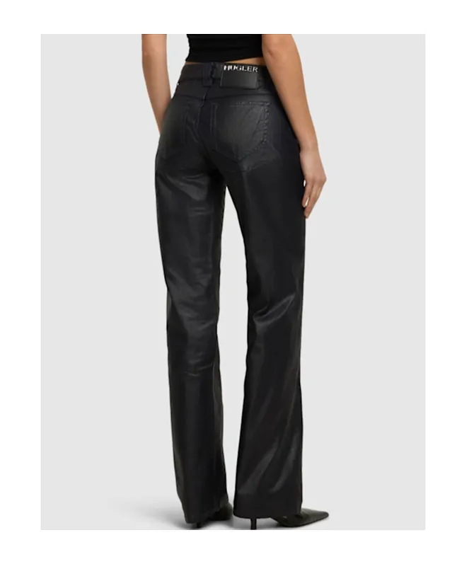 Embossed Patch Denim Jeans
