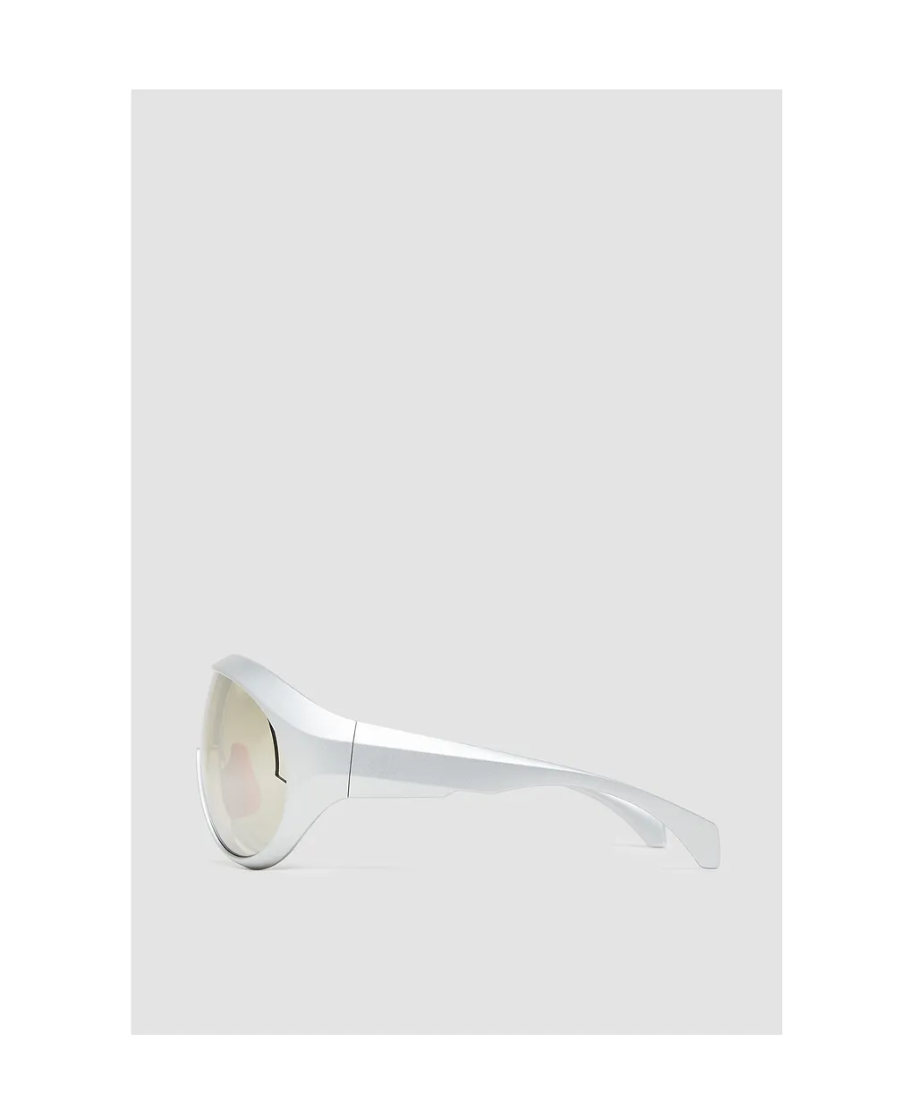 Contrast Oval Sunglasses