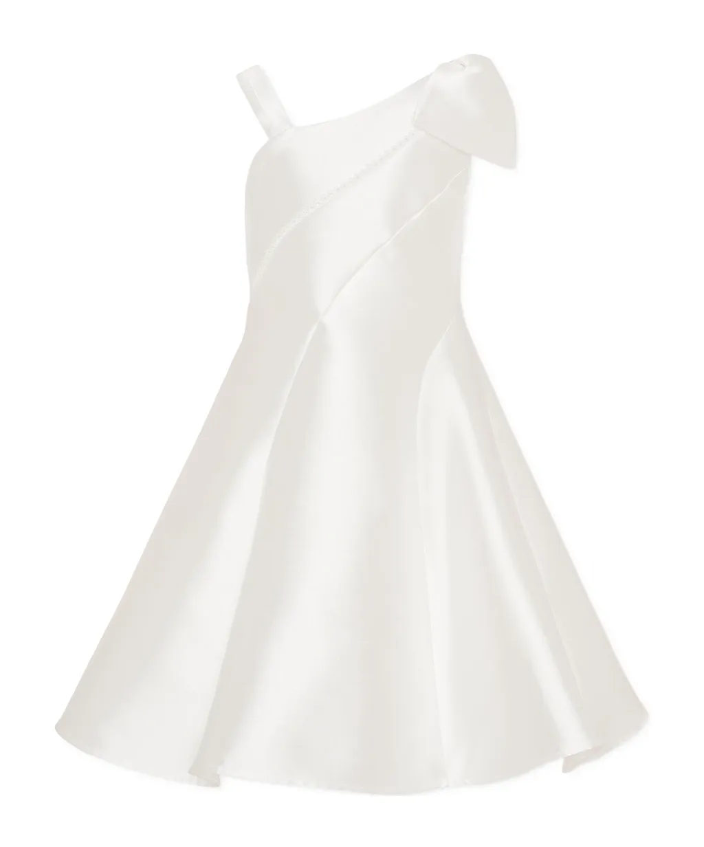Bow One-Shoulder Dress