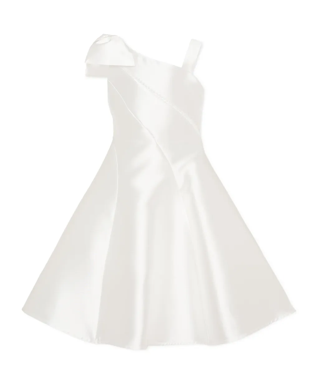 Bow One-Shoulder Dress