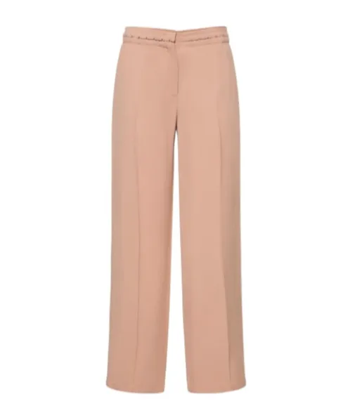 Hook And Button Straight Pants