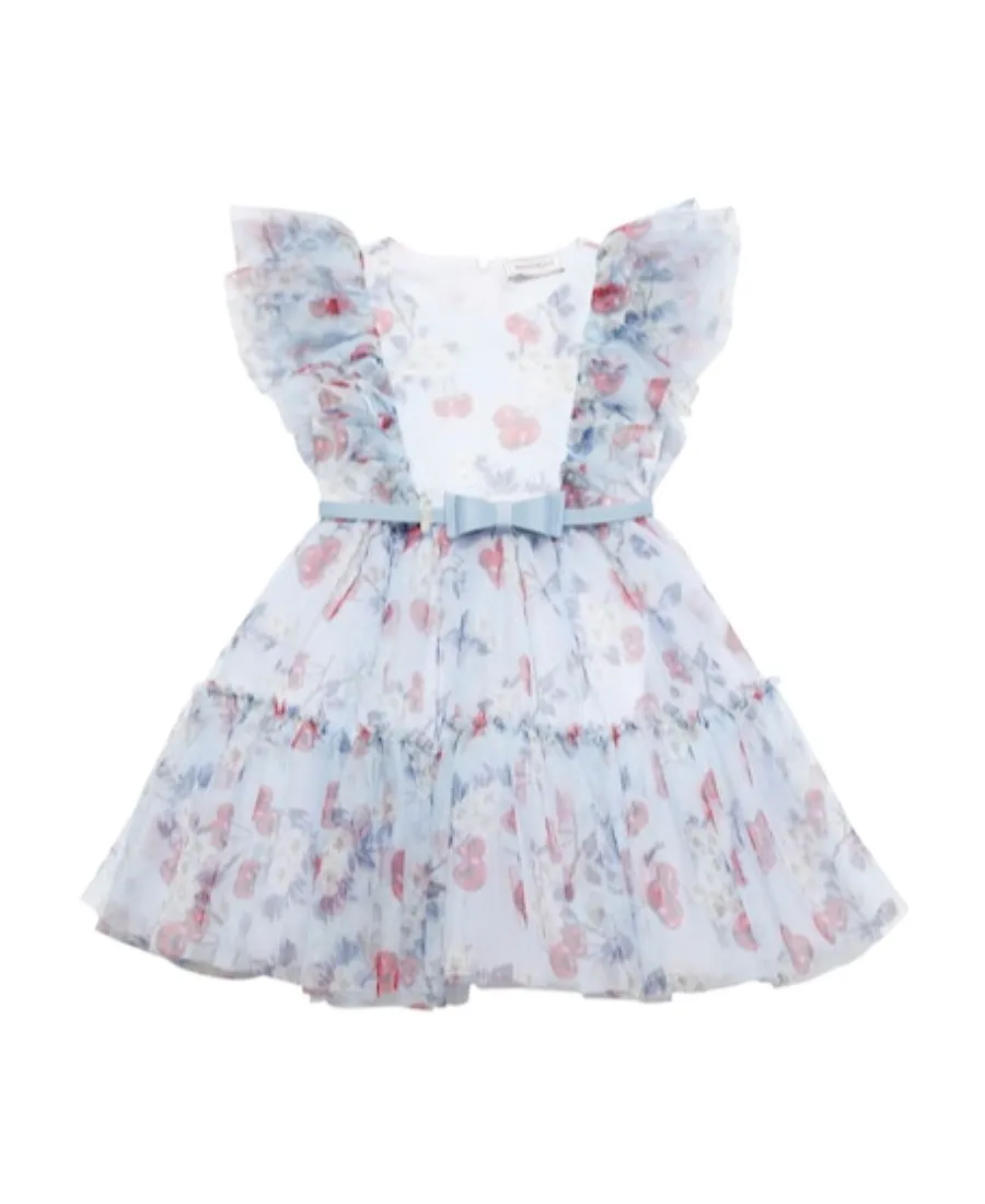 Cherry Printed Tulle Dress