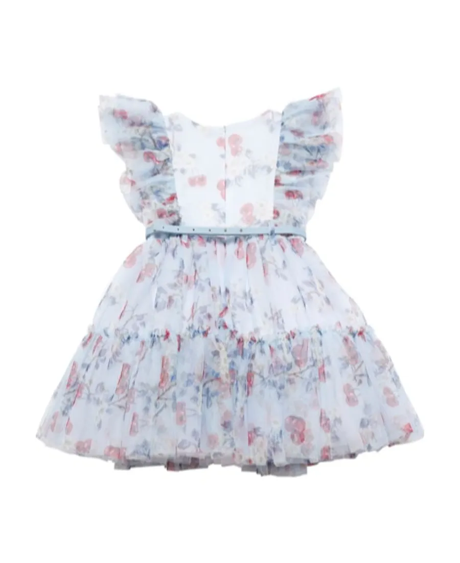 Cherry Printed Tulle Dress