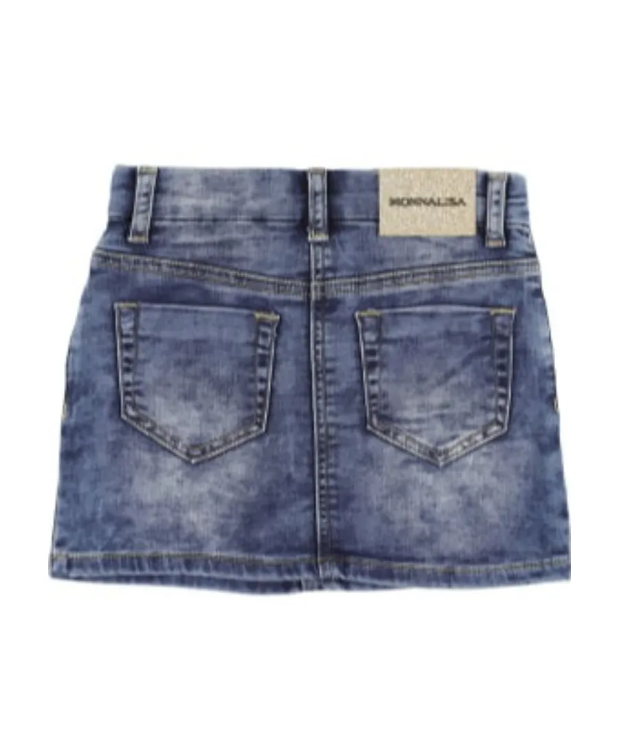 Cotton Denim Skirt