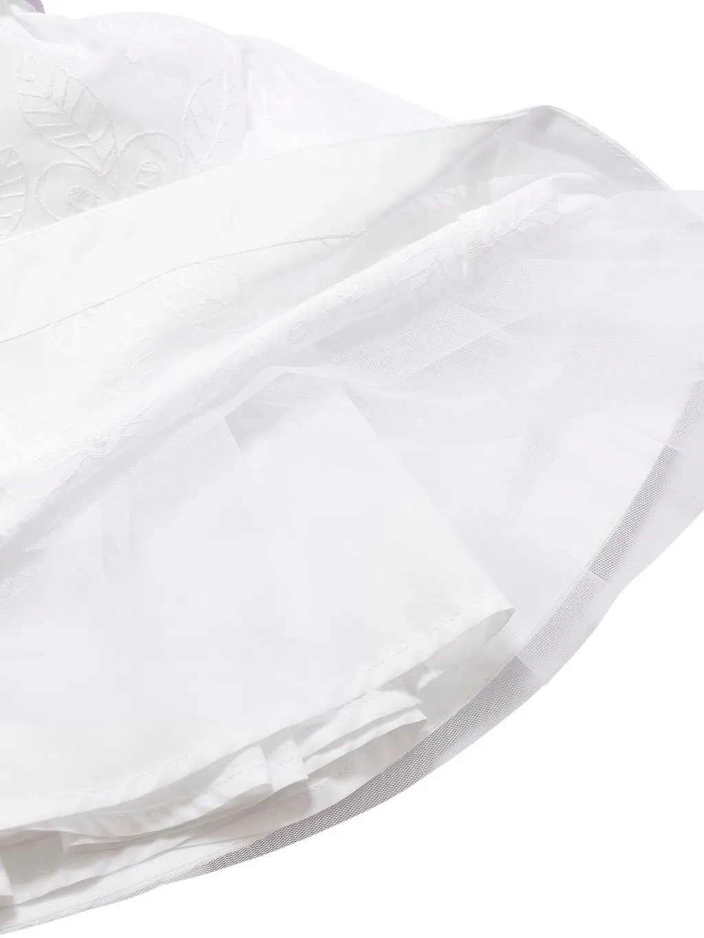 Cotton Muslin Dress With Belt