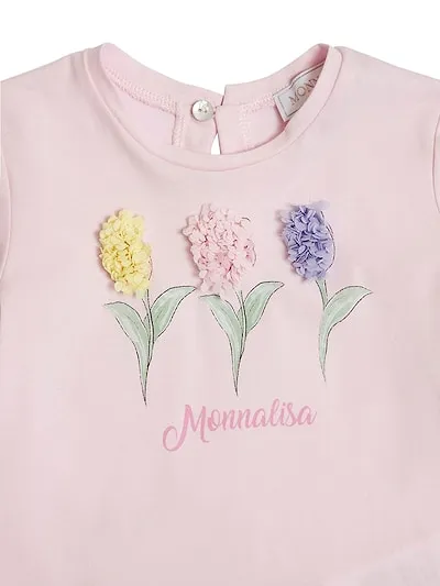 Flower Print Jersey T-Shirt