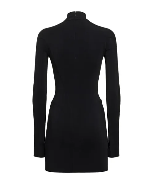 Mini High-Neck Dress