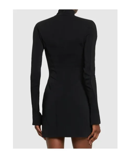 Mini High-Neck Dress