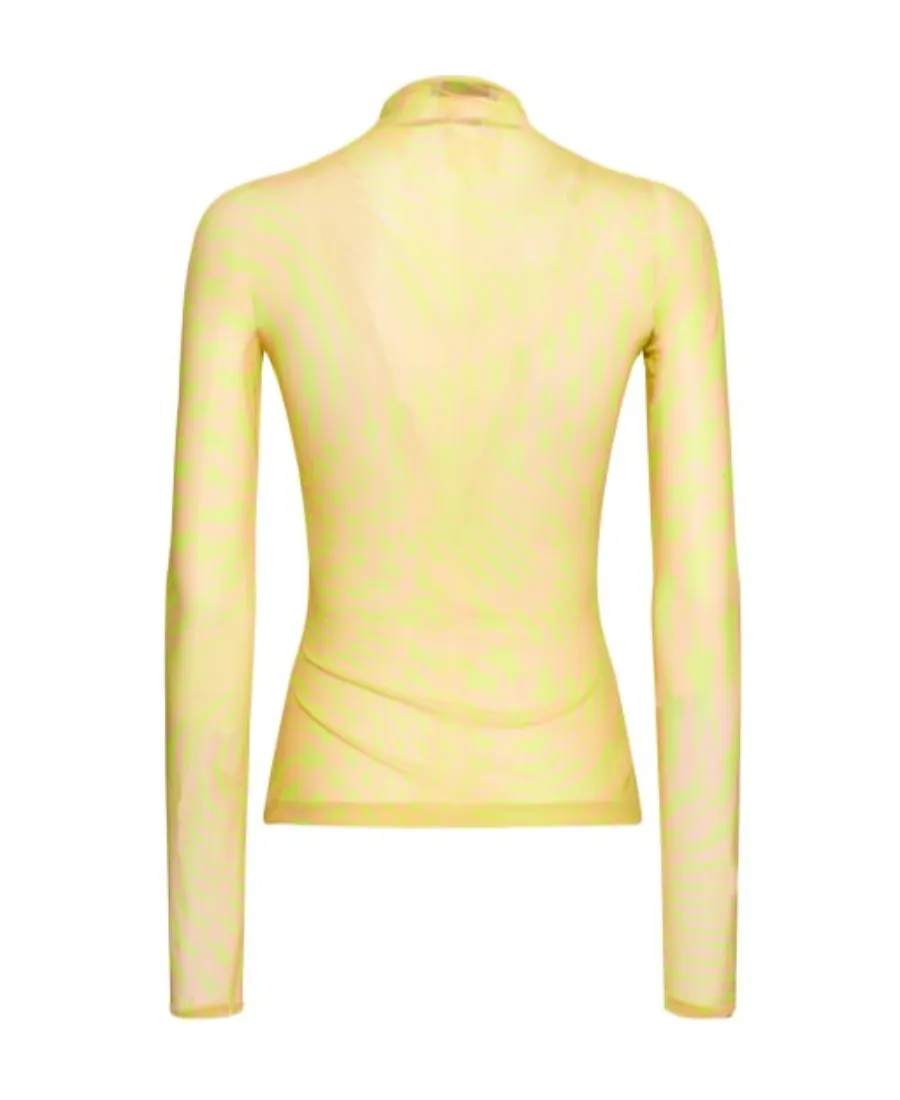 Printed Mesh T-Shirt
